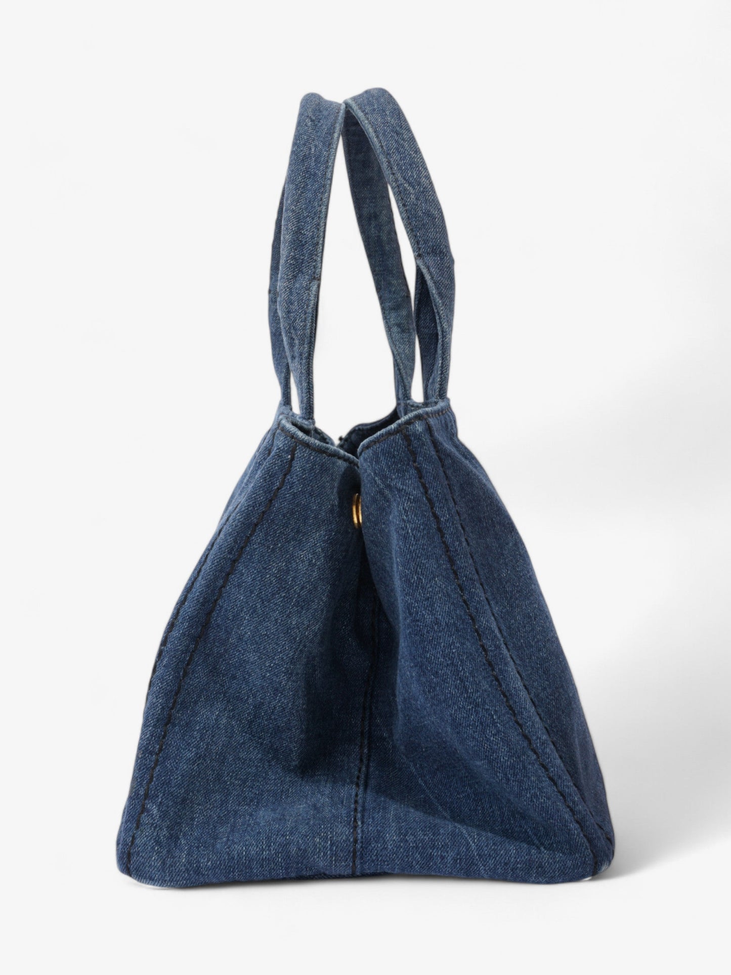 Prada Canapa Denim / Black Denim Medium