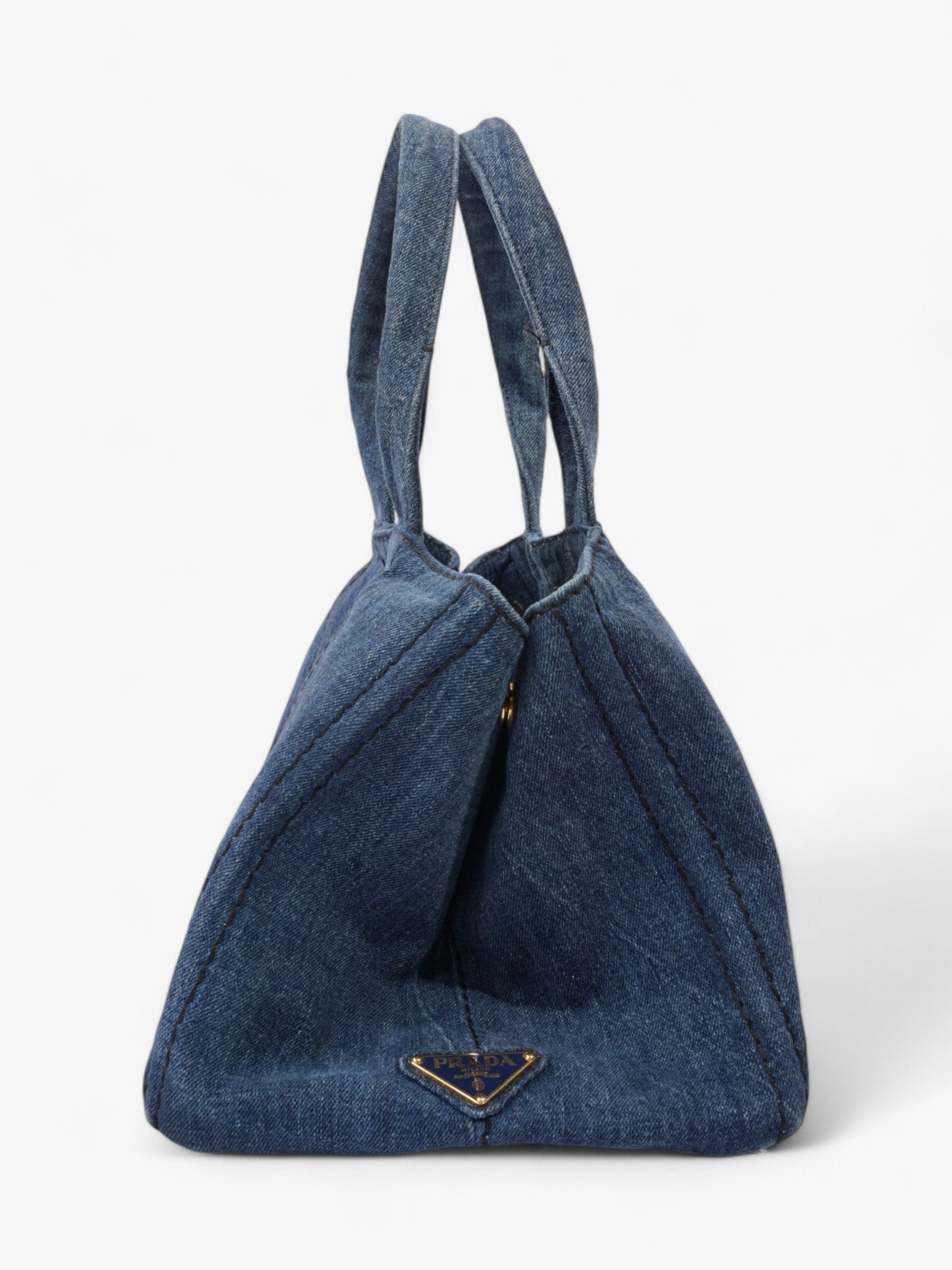 Prada Canapa Denim / Black Denim Medium