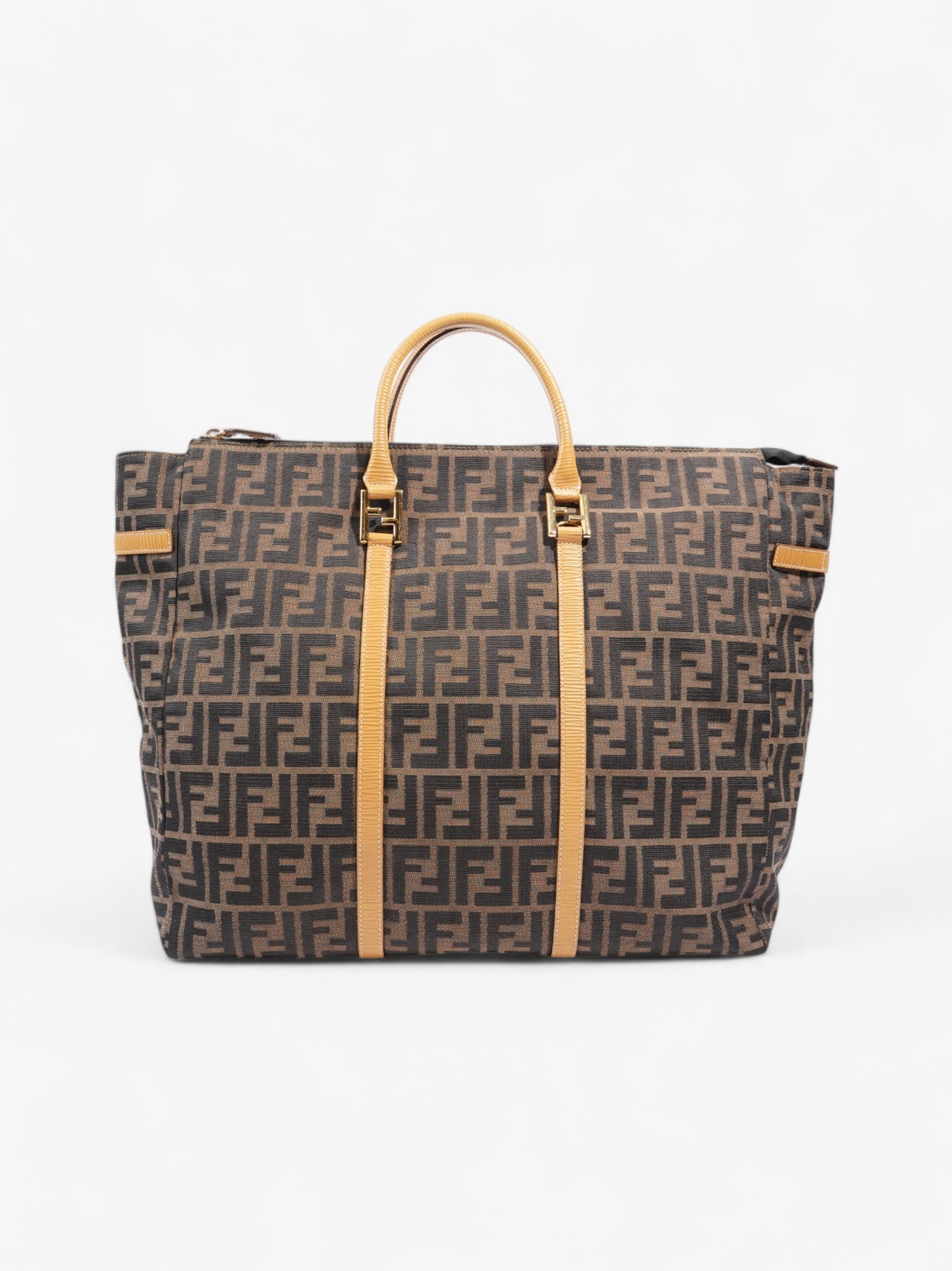 Fendi Zucca Weekender Tote Brown Canvas