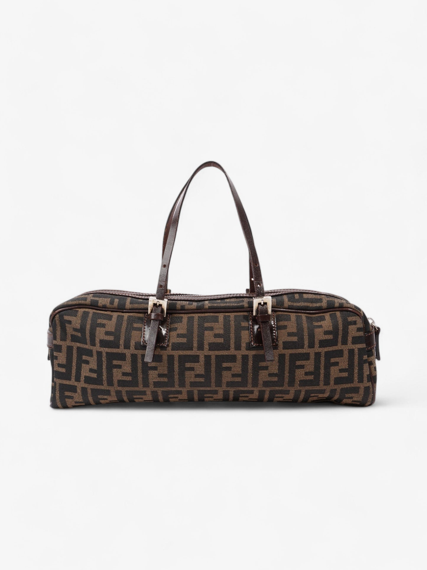 Fendi Zucca Shoulder Bag Brown / Tobacco Canvas