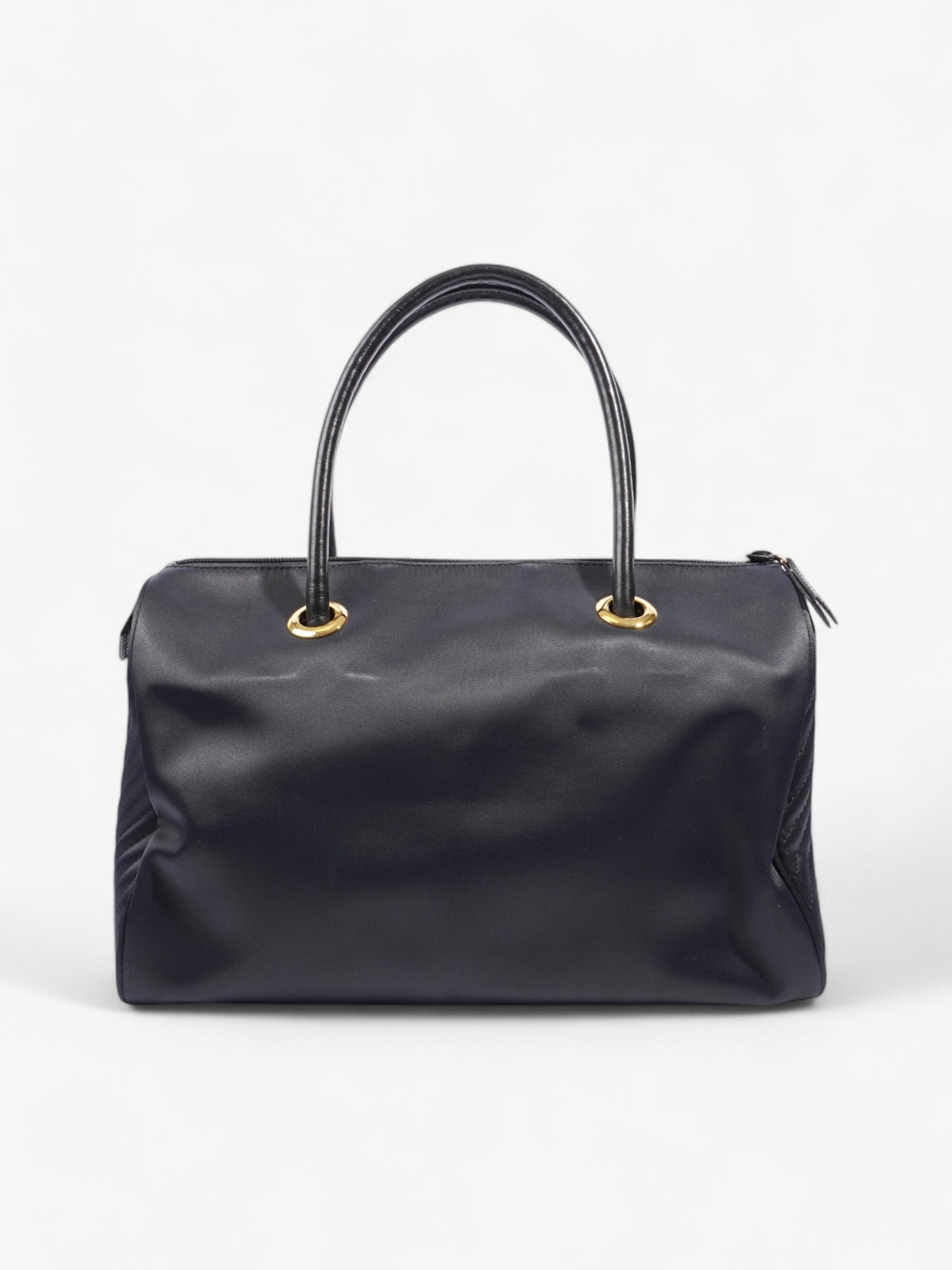 Saint Laurent Top Handle Bag Black Cloth