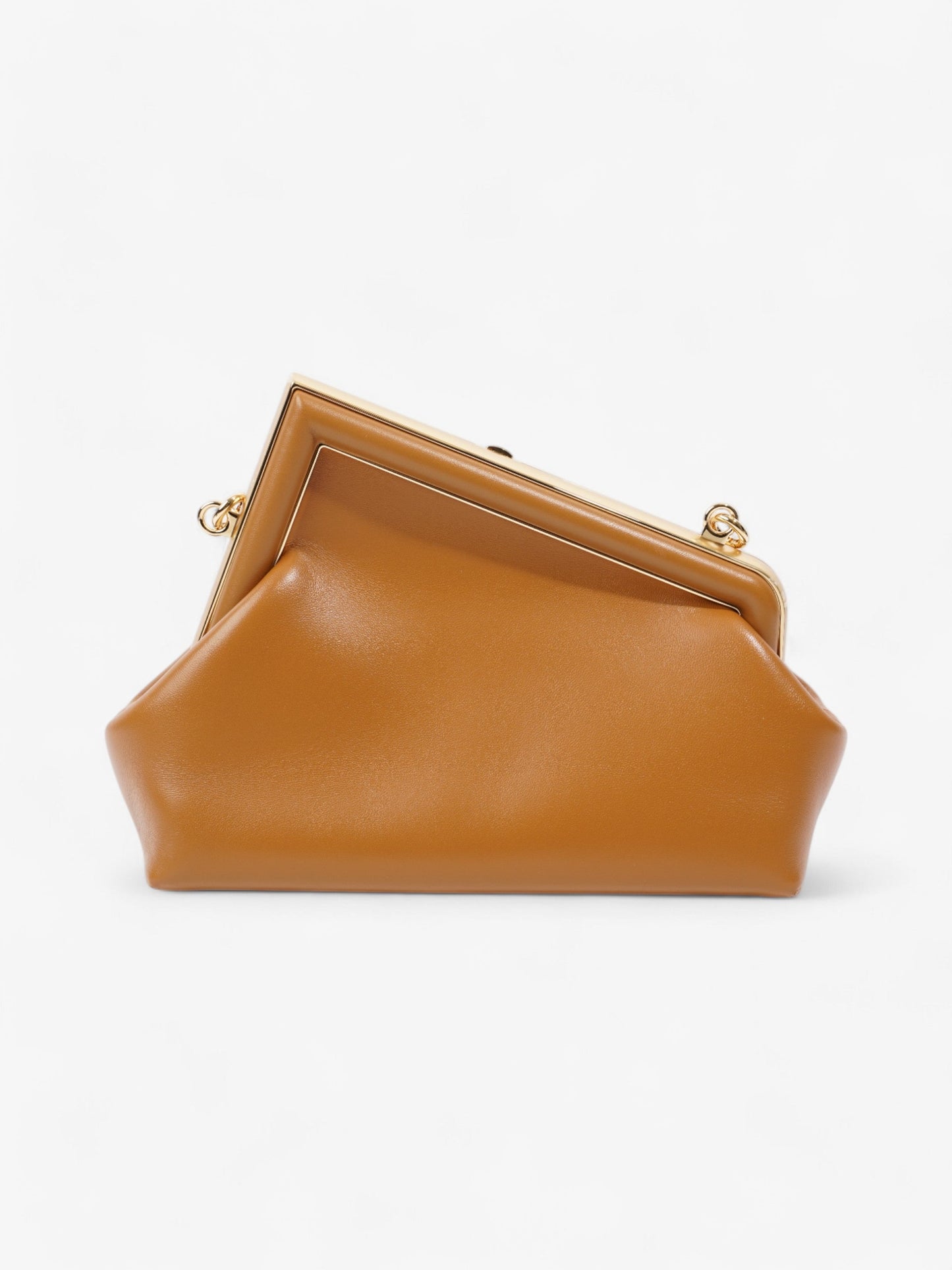 Fendi Fendi First Tan Calfskin Leather Small