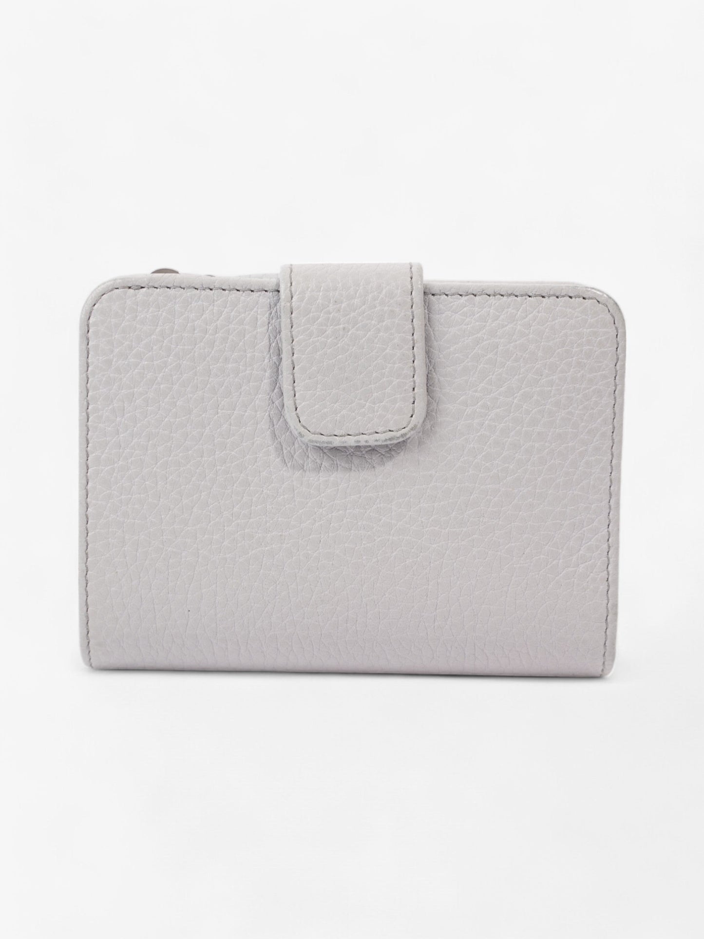 Prada Bifold Wallet Grey / Silver Leather