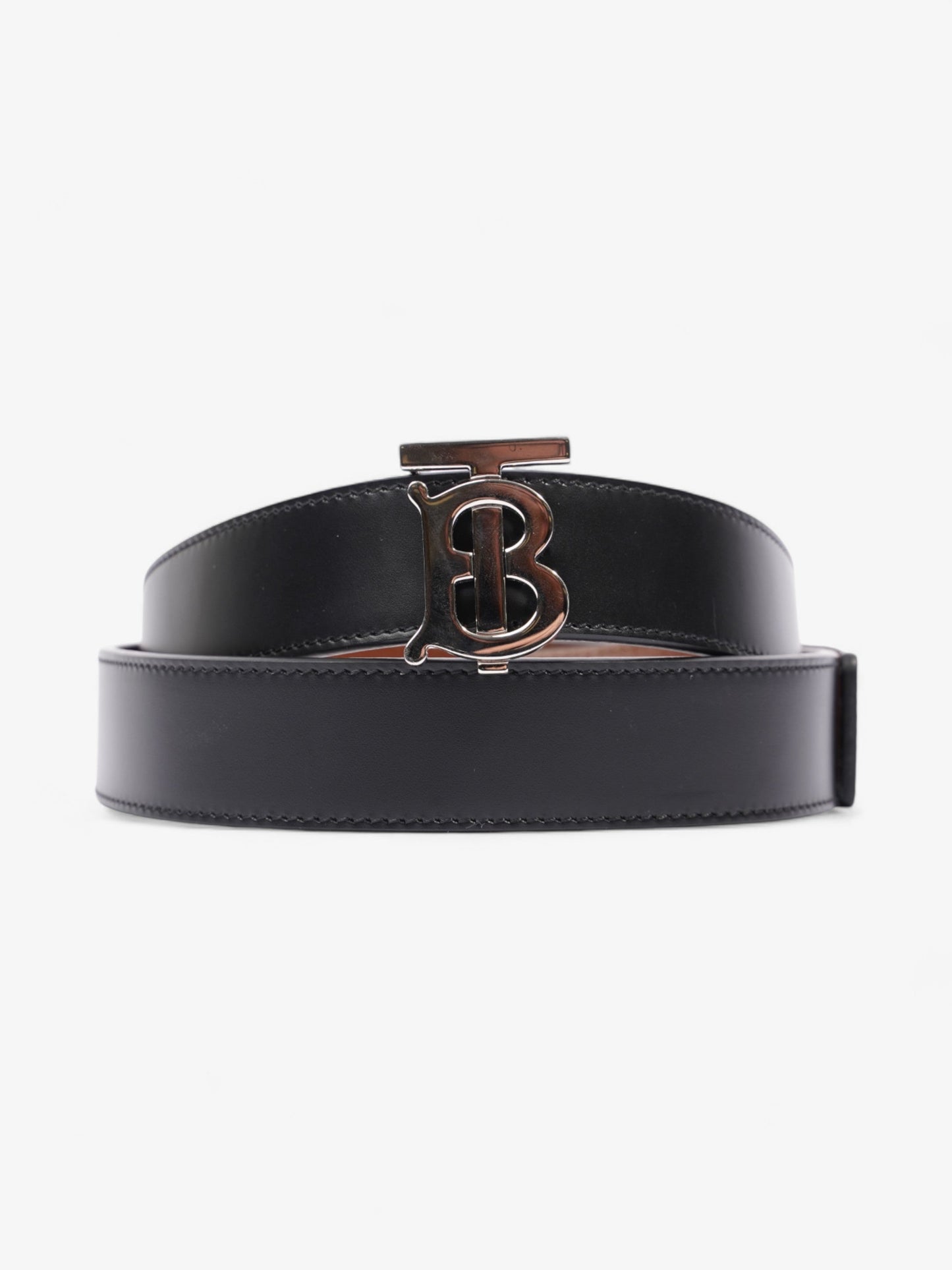 Burberry TB Reversible Belt Black / Brown Leather S