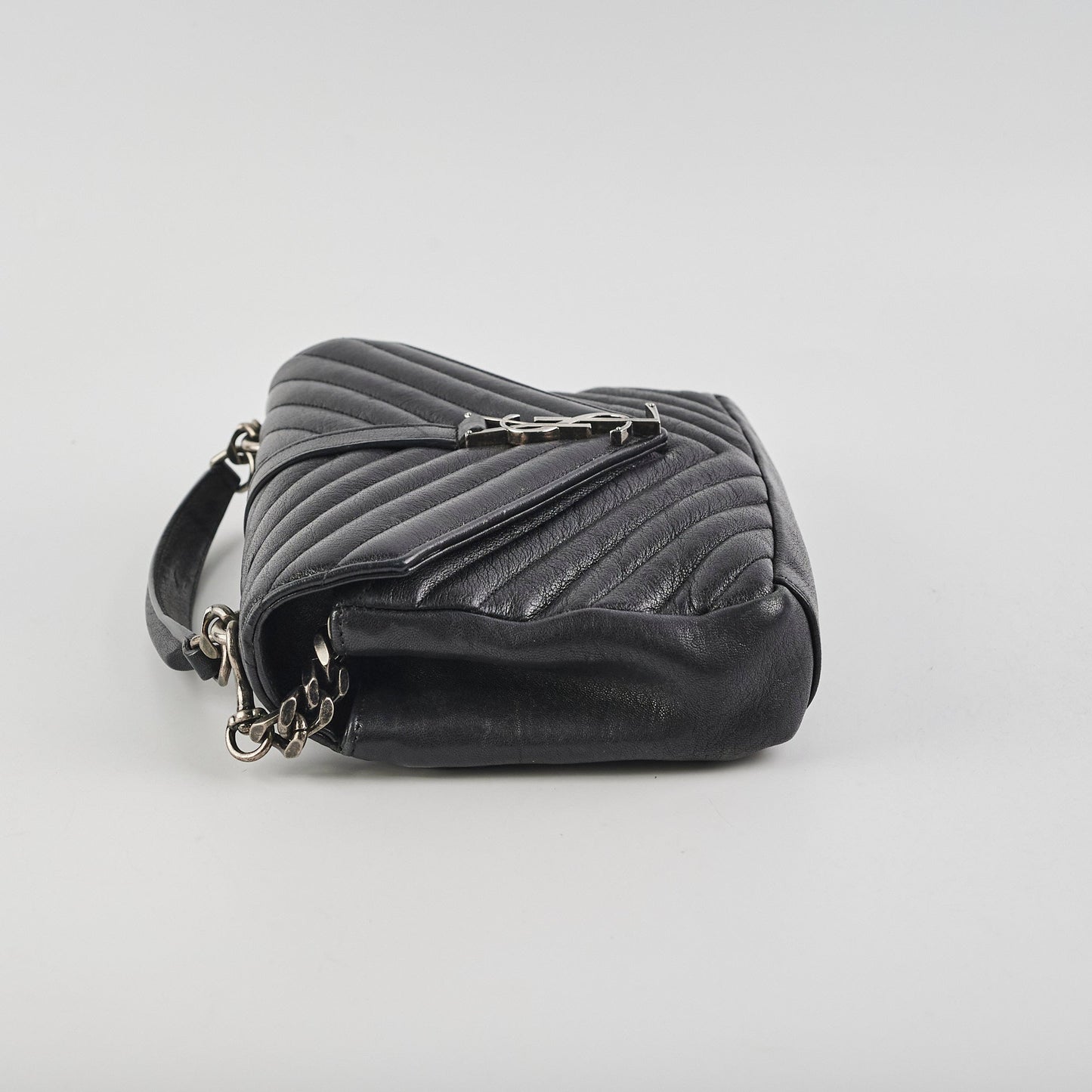 Saint Laurent College Medium Black Bag