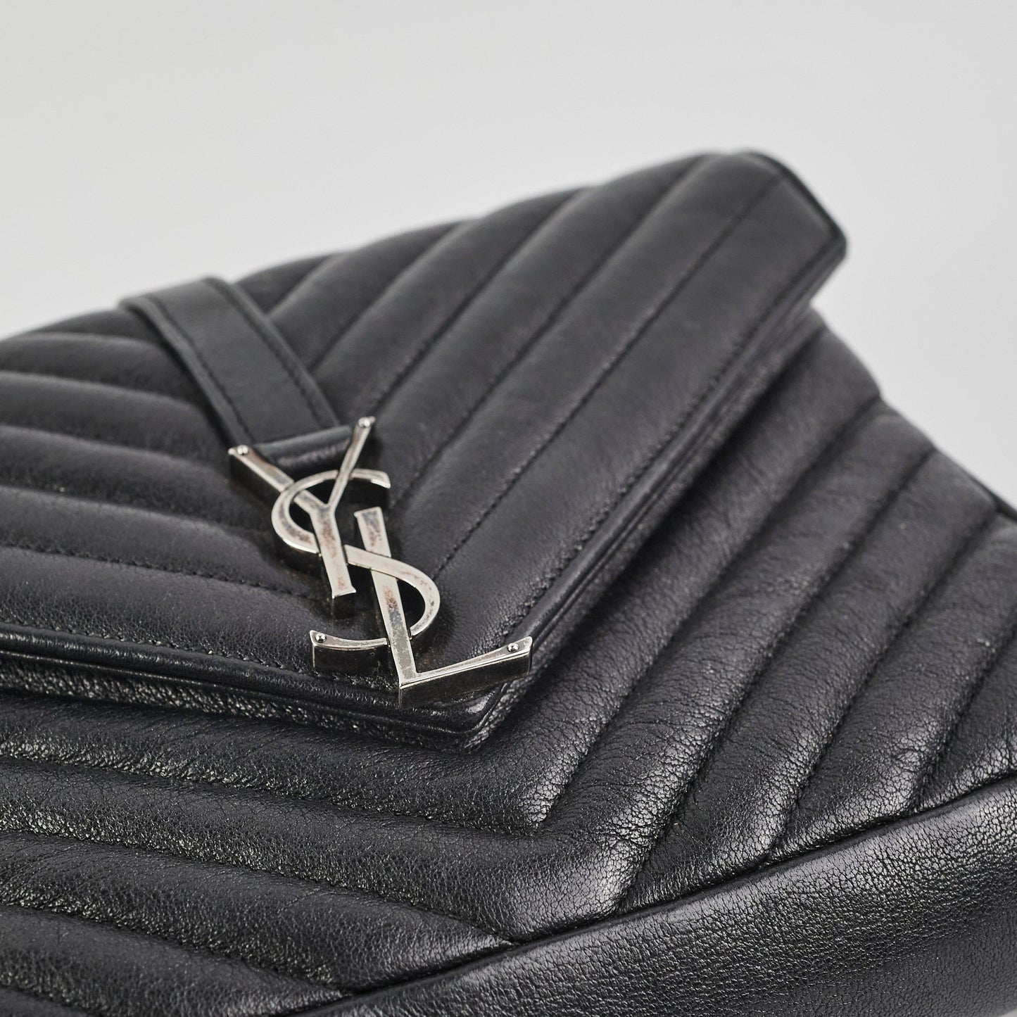 Saint Laurent College Medium Black Bag