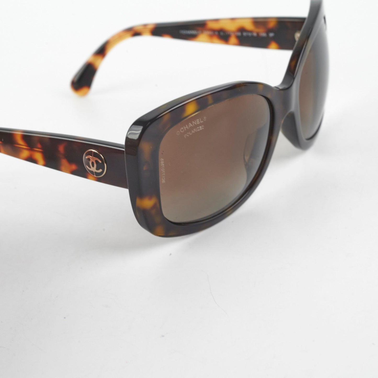Chanel Tortoise Shell Squoval Sunglasses