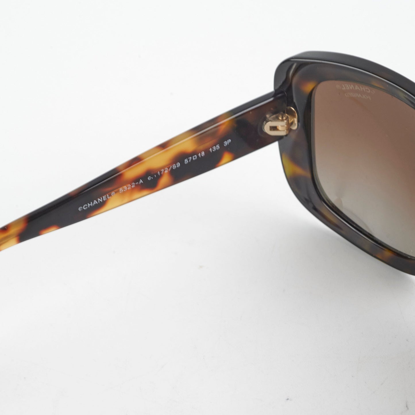 Chanel Tortoise Shell Squoval Sunglasses