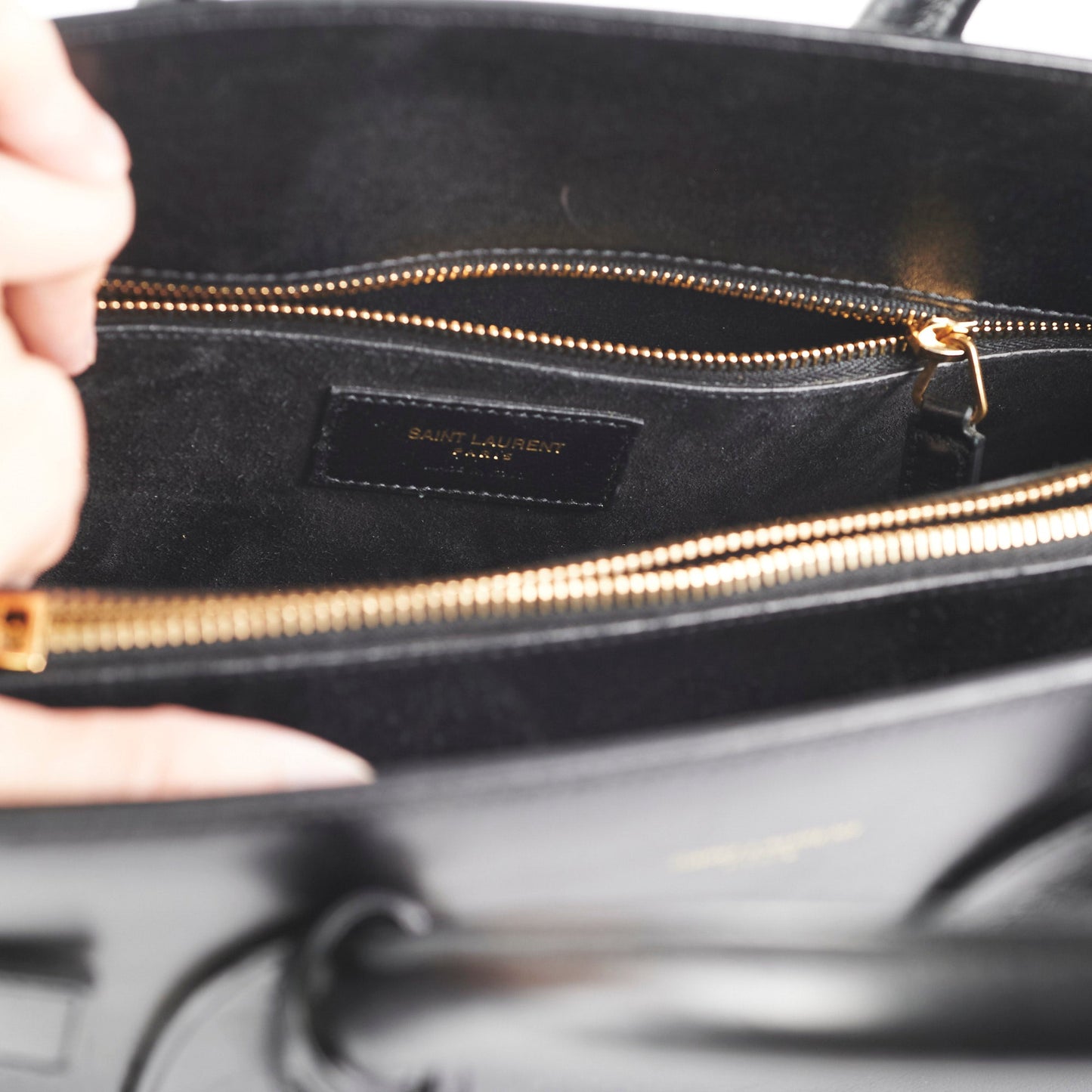 Saint Laurent Sac De Jour Small Black