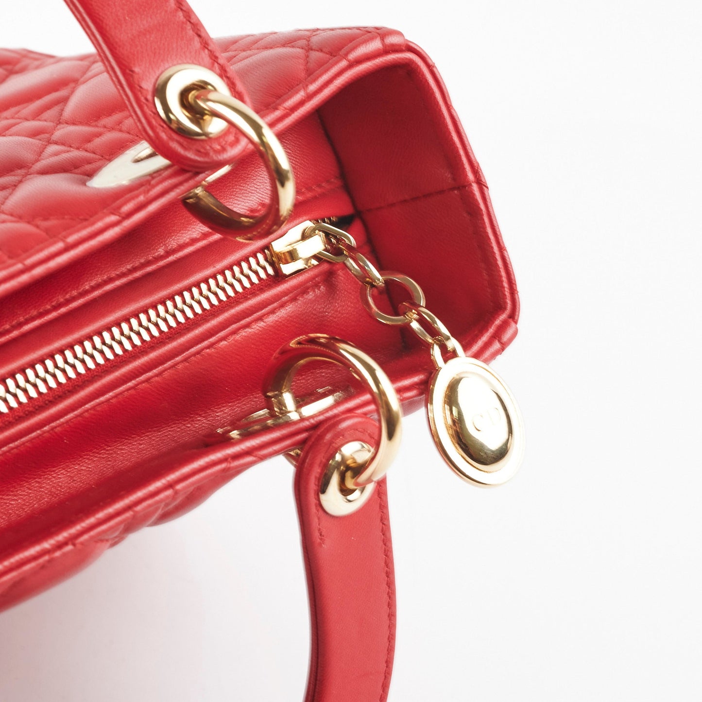 Dior Medium Lady Dior Red