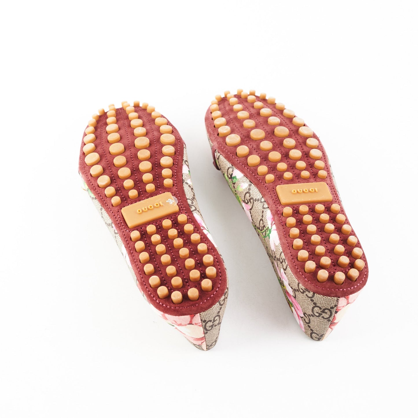 Gucci GG Supreme Blooms Ballet Flat (Size 38)