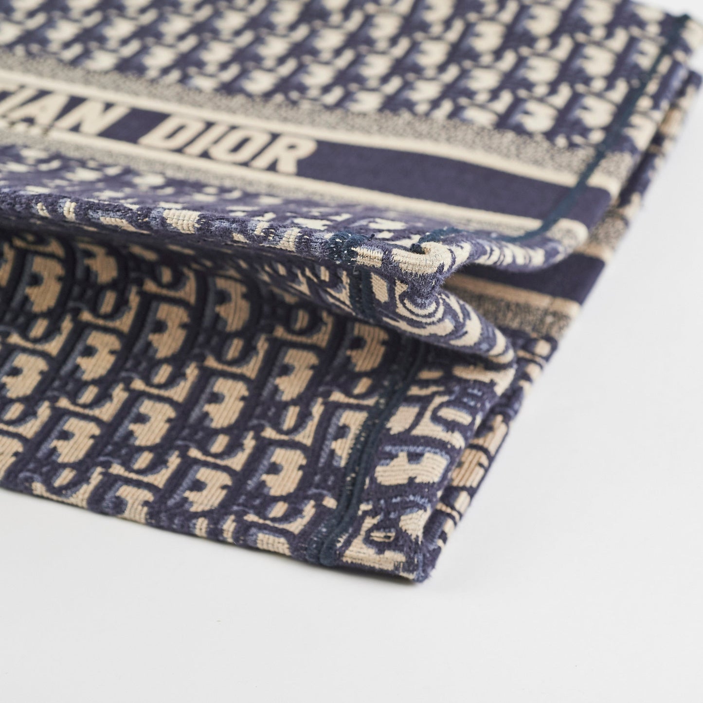 Christian DIor Large Book Tote Navy