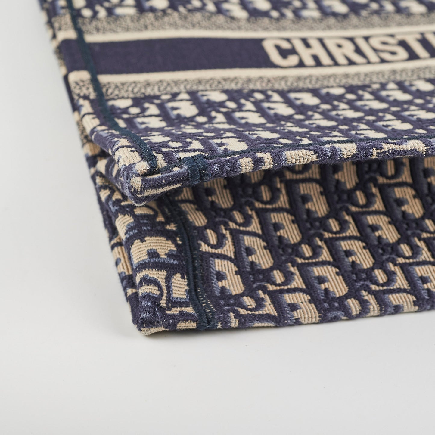 Christian DIor Large Book Tote Navy