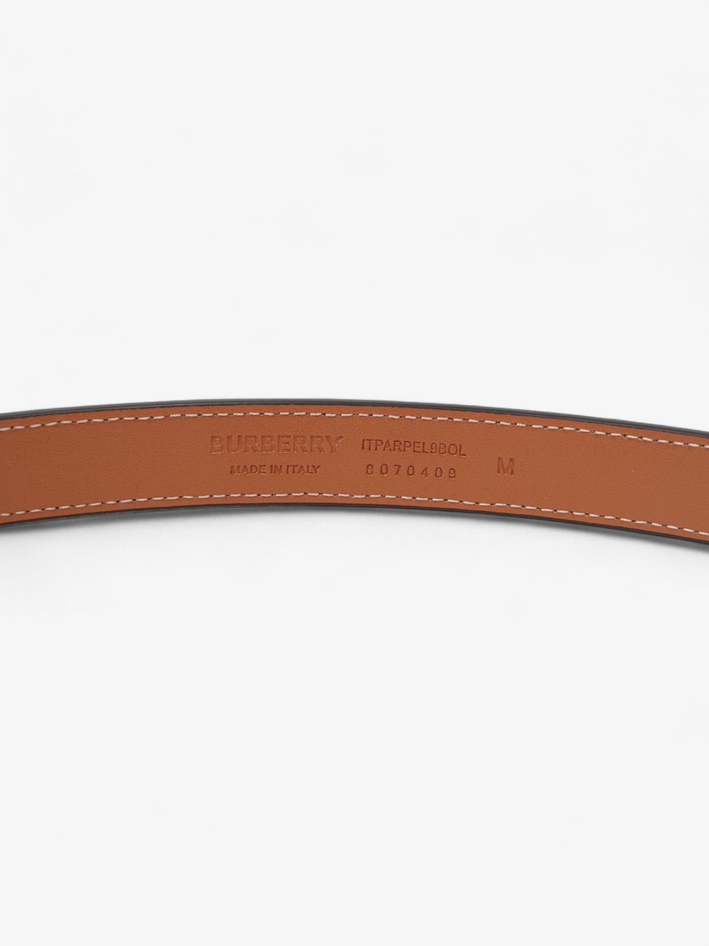 Burberry TB Belt Vintage Check / Briar Brown Canvas Medium - 102cm