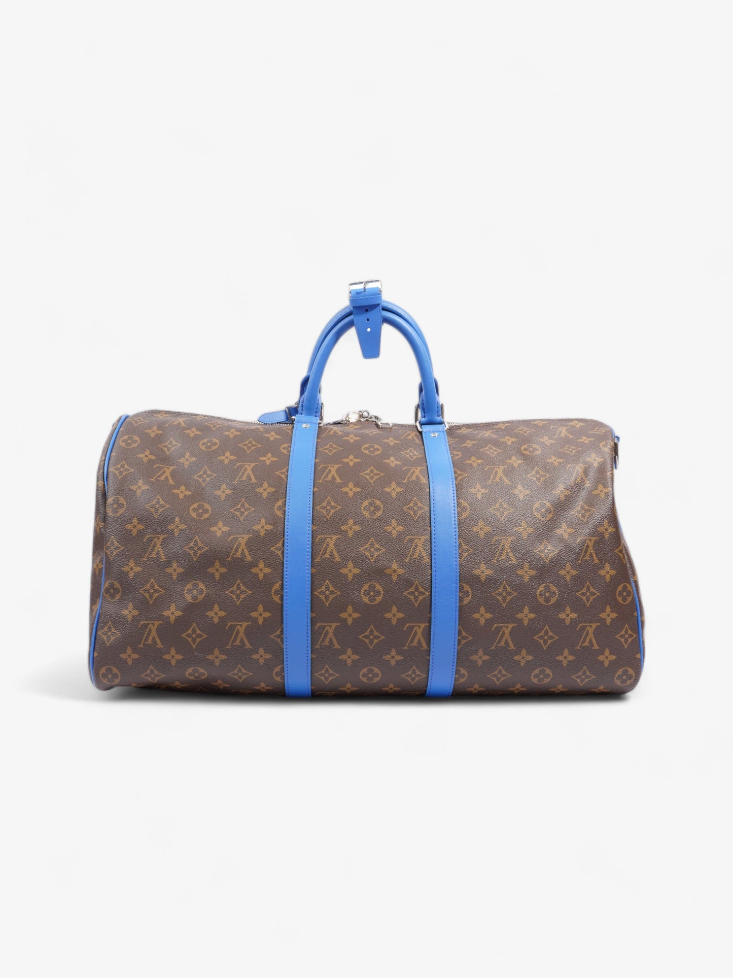 Louis Vuitton Keepall Bandoulière 50 Monogram / Blue Coated Canvas