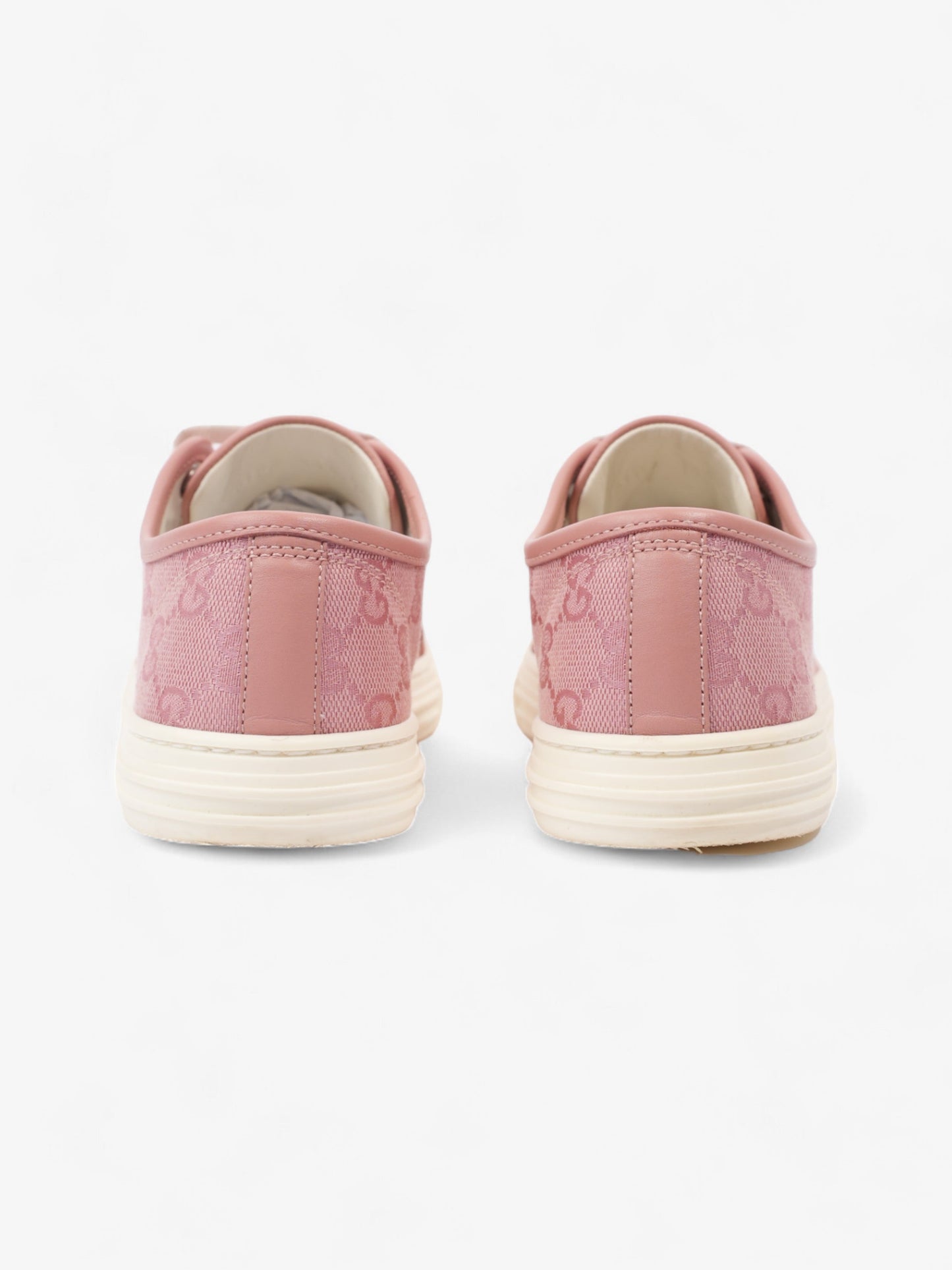 Gucci GG Low-top Sneakers Pink / White Canvas EU 36.5 UK 3.5