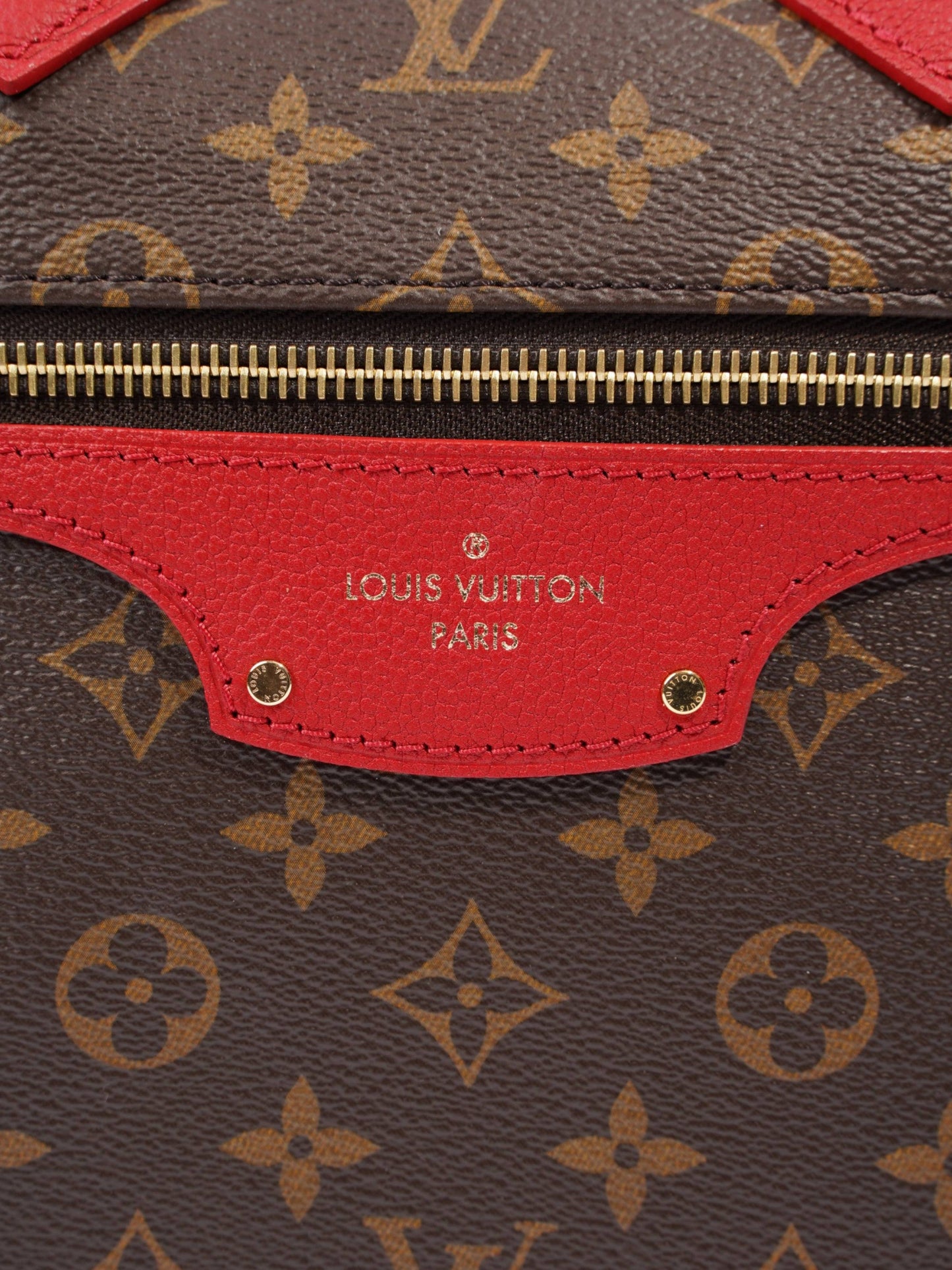 Louis Vuitton Tournelle PM Monogram / Red Coated Canvas