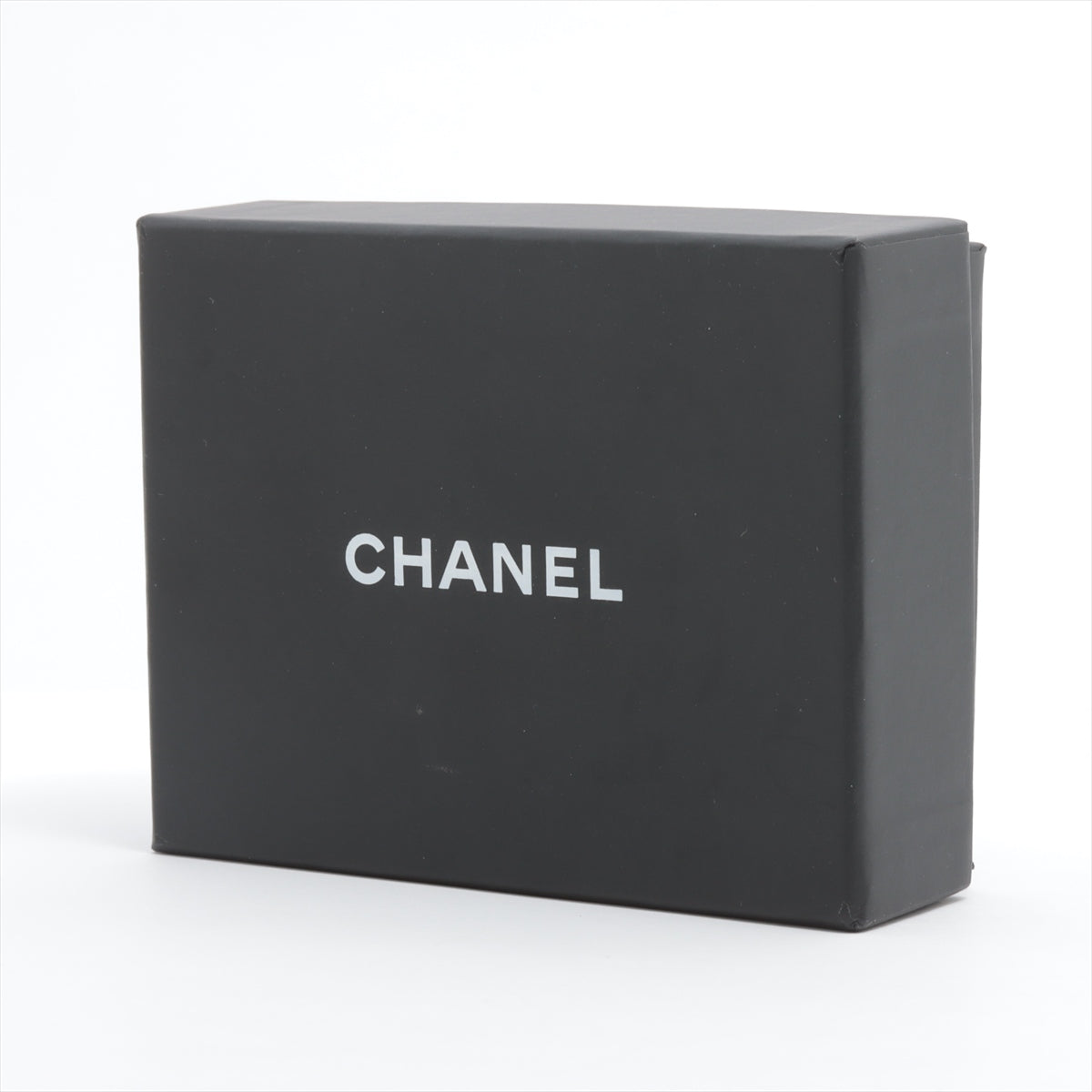 Chanel Coco Logo Silver Double sided Rhinestone Drop Earrings Costume Jewellery