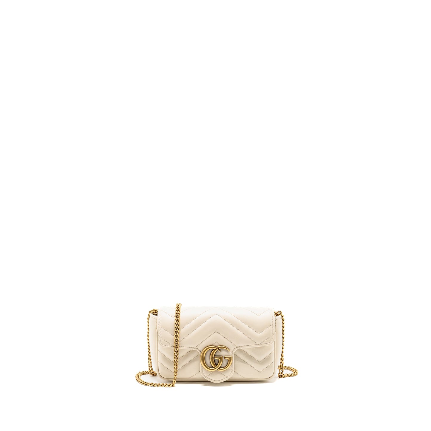 Gucci GG Marmont Super Mini Calfskin White