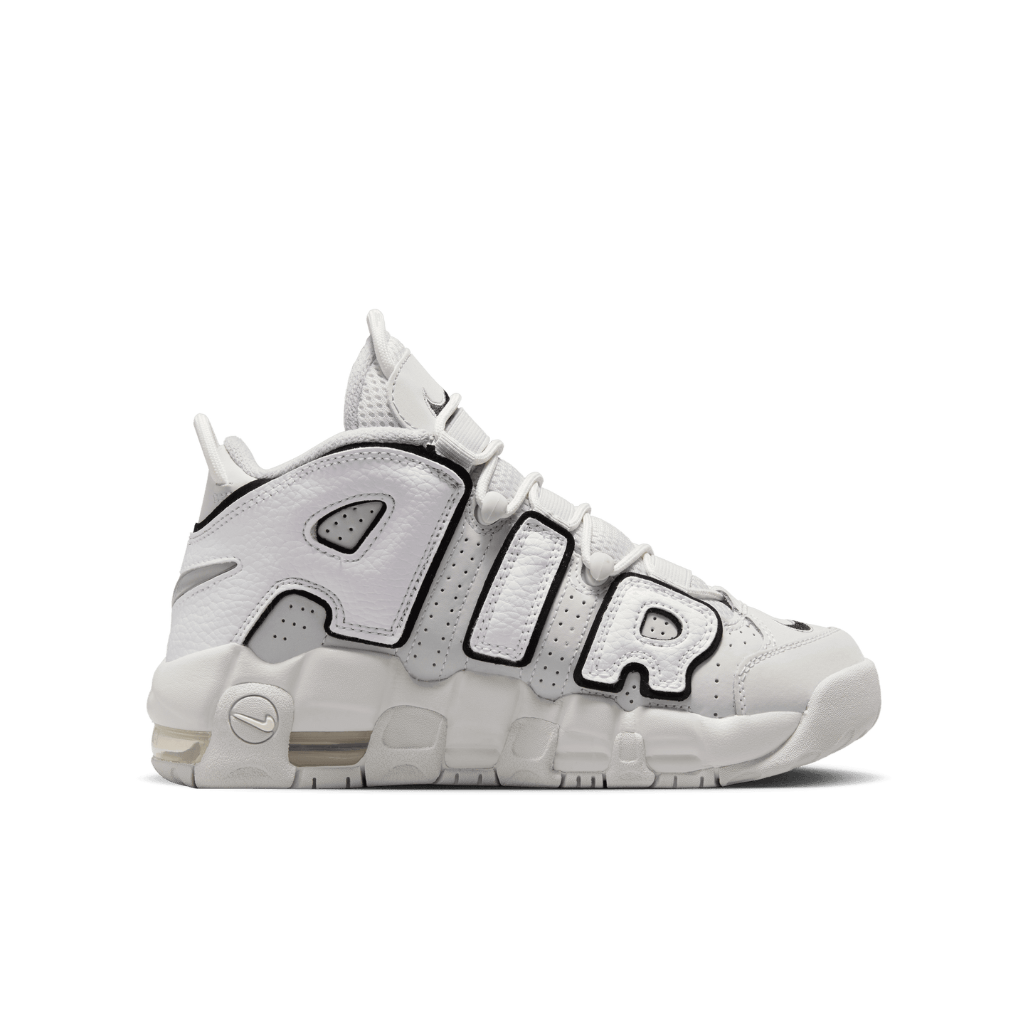 Big Kids' Nike Air More Uptempo "Photon Dust Black"