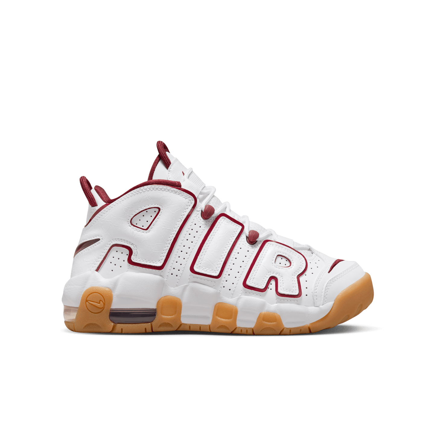 Big Kids' Nike Air More Uptempo “Team Red/Gum”