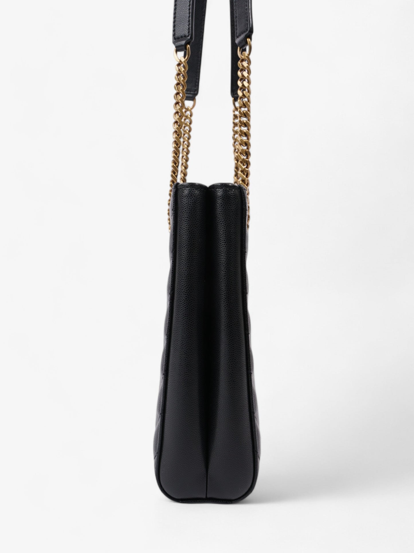 Saint Laurent Tribeca Tote Black Matelasse Leather