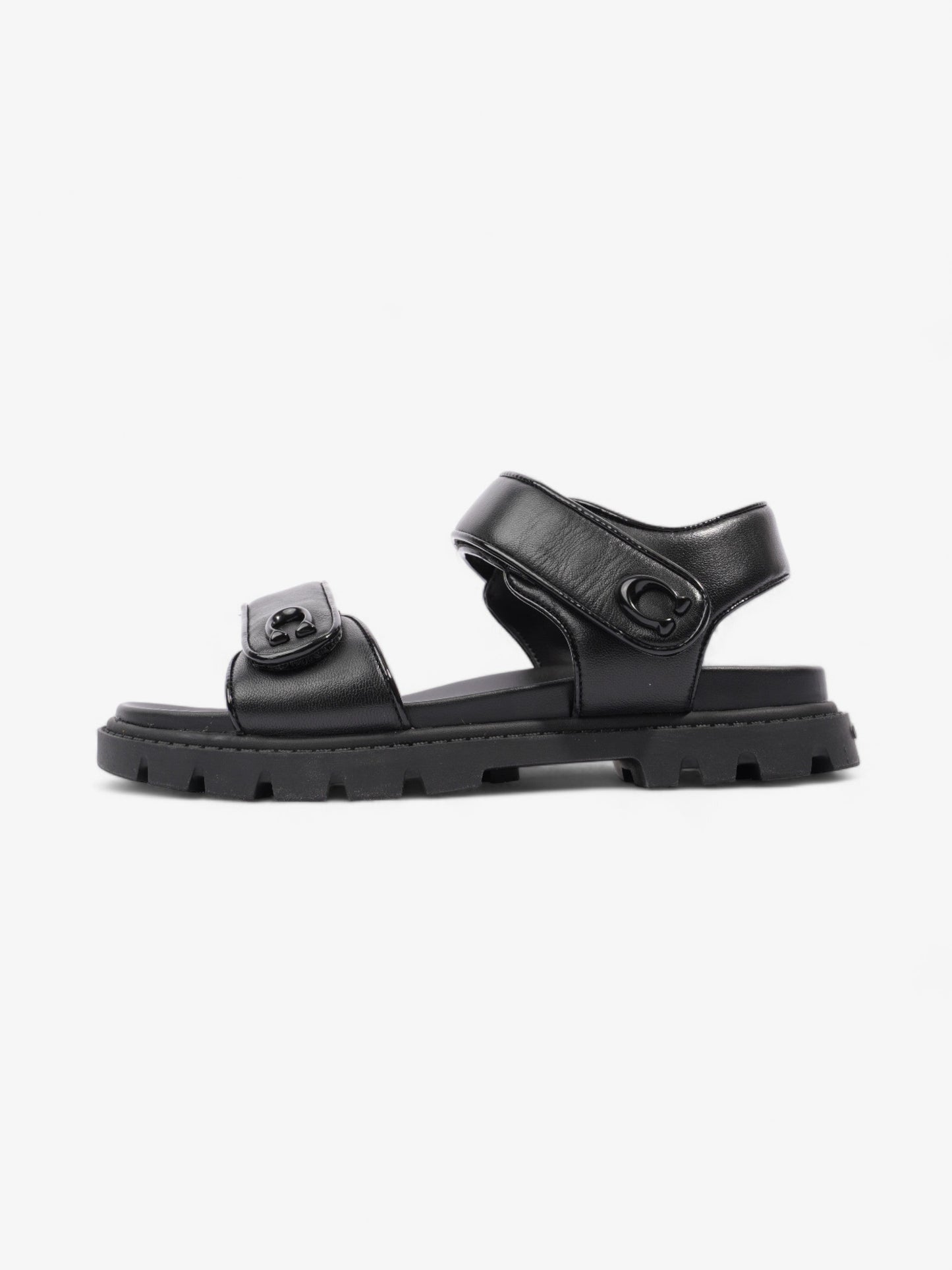 Coach Brynn Sandals Black Leather EU 36.5 UK 3.5