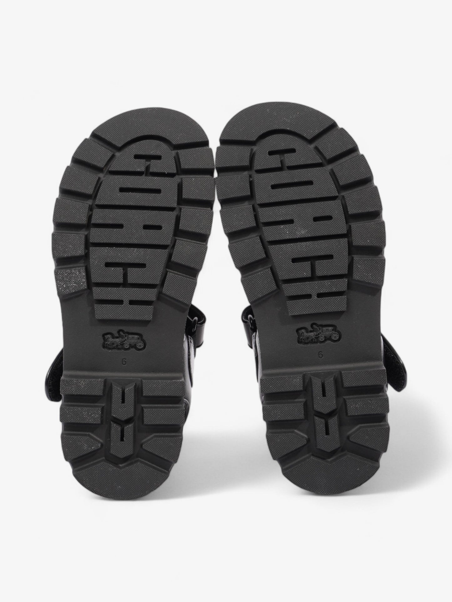 Coach Brynn Sandals Black Leather EU 36.5 UK 3.5