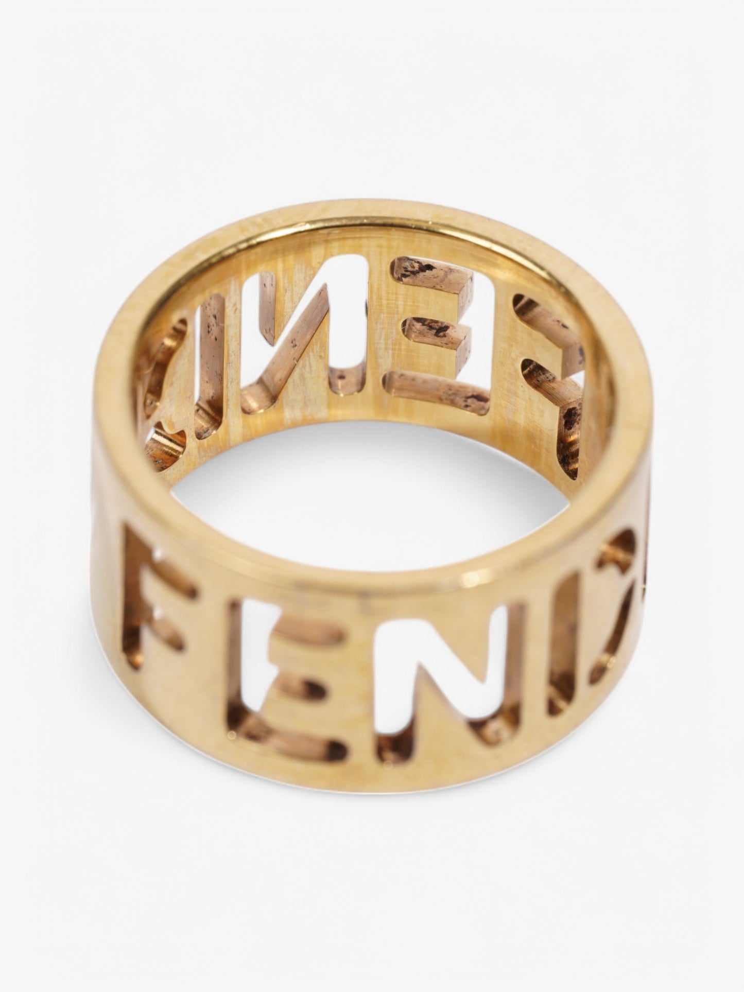 Fendi Fendi Ring Gold Base Metal 52mm