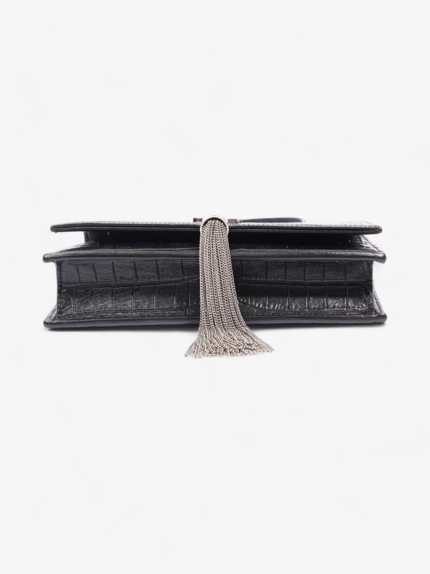 Saint Laurent Kate Tassel Bag Black Calfskin Leather Small