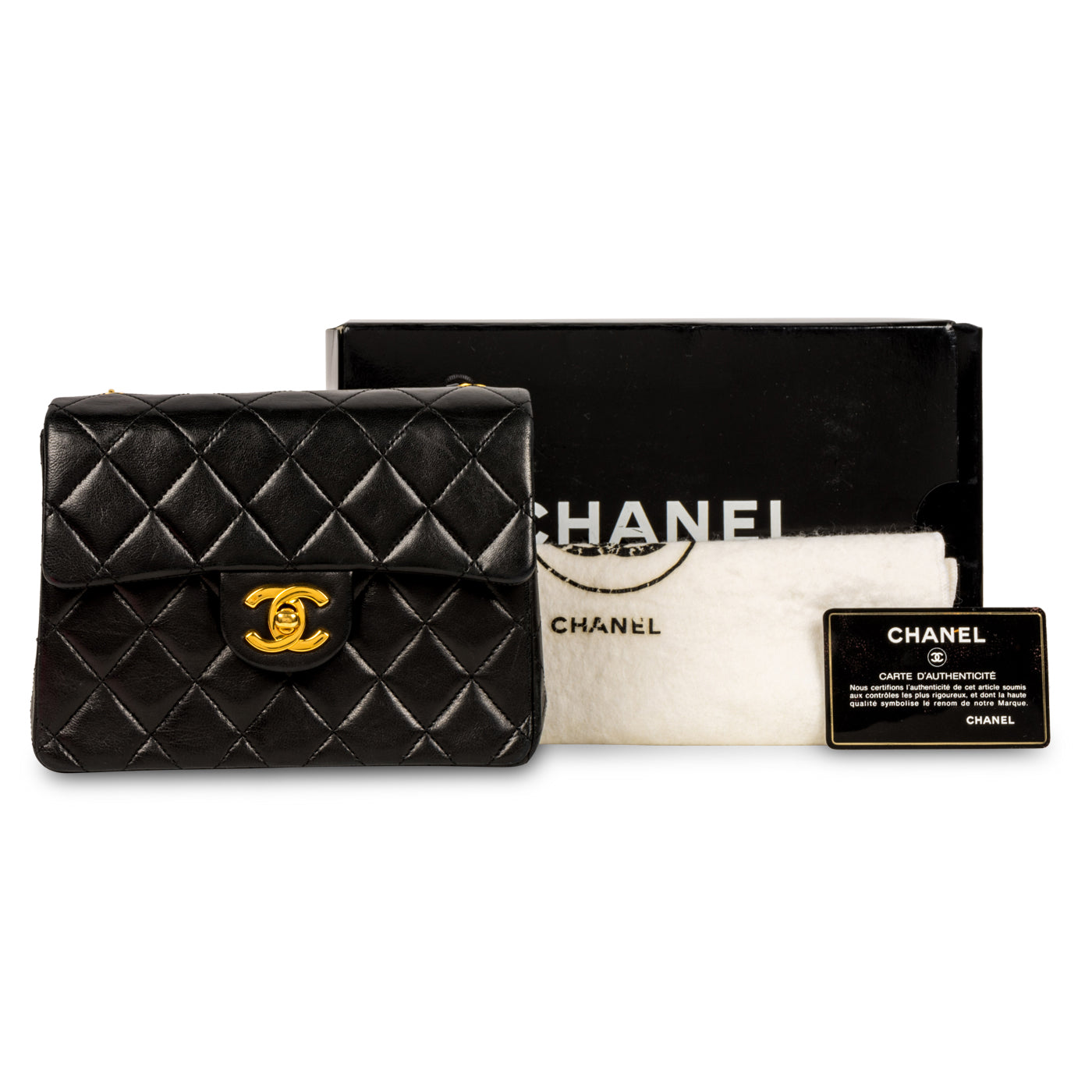 Chanel Mini Square Flap Handheld Bag - Vintage