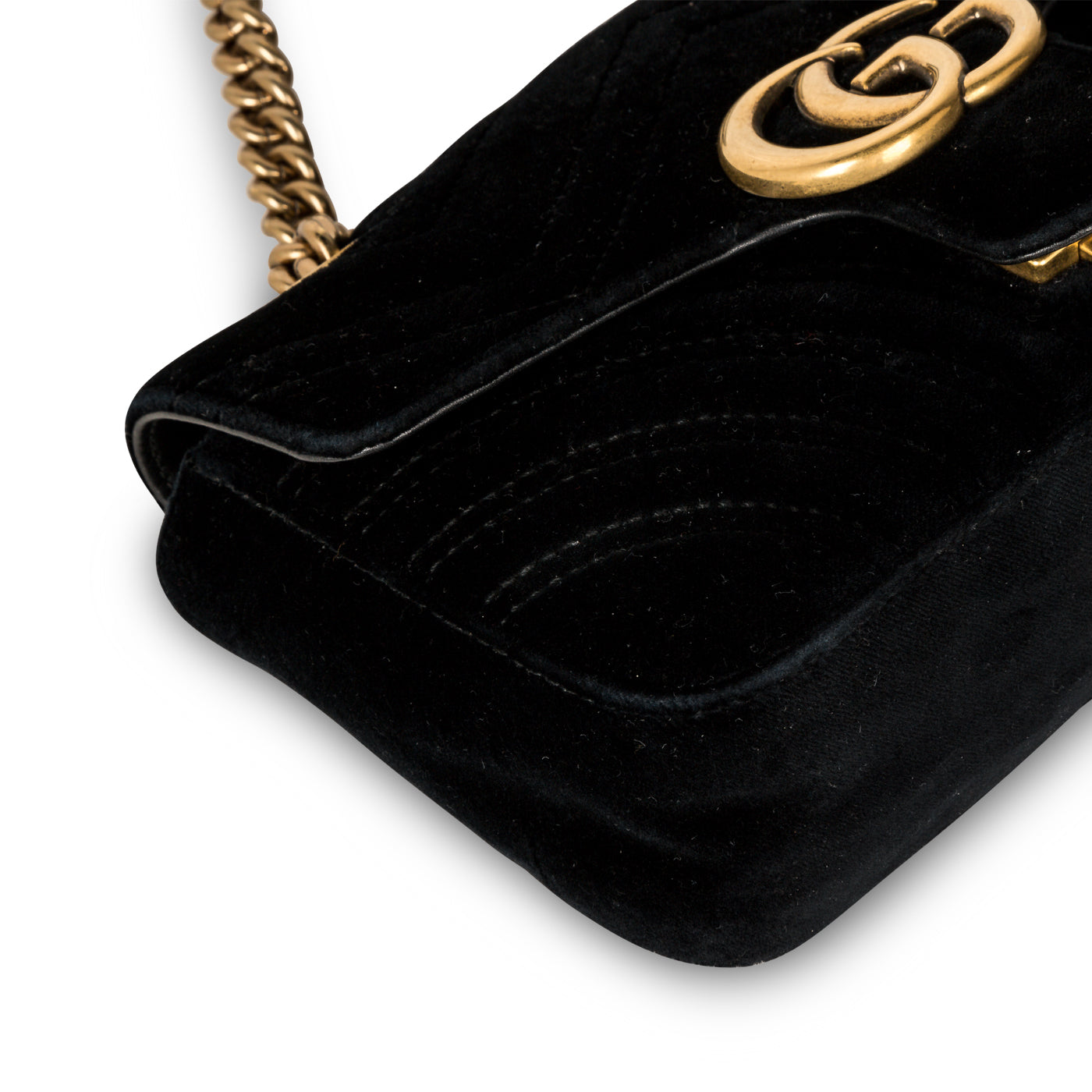 Gucci GG Marmont Velvet Mini Handbag