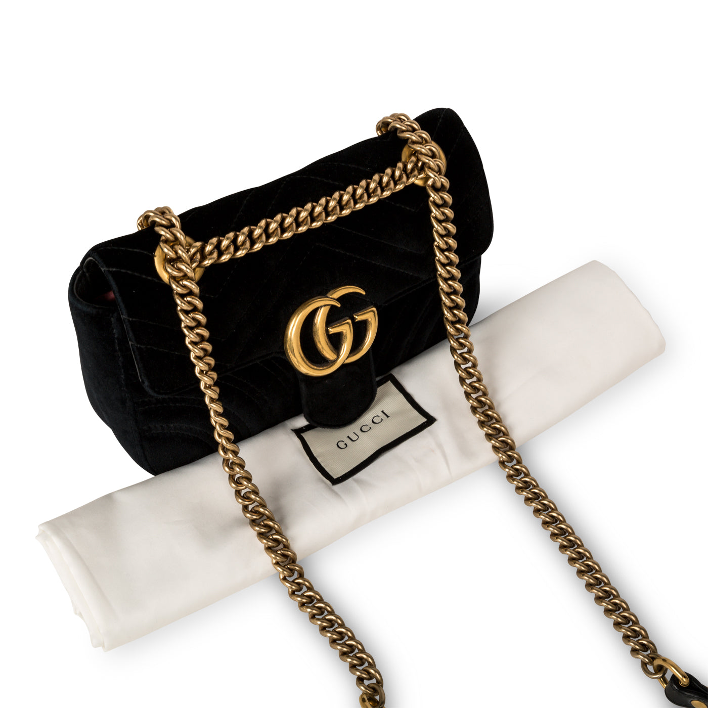 Gucci GG Marmont Velvet Mini Handbag