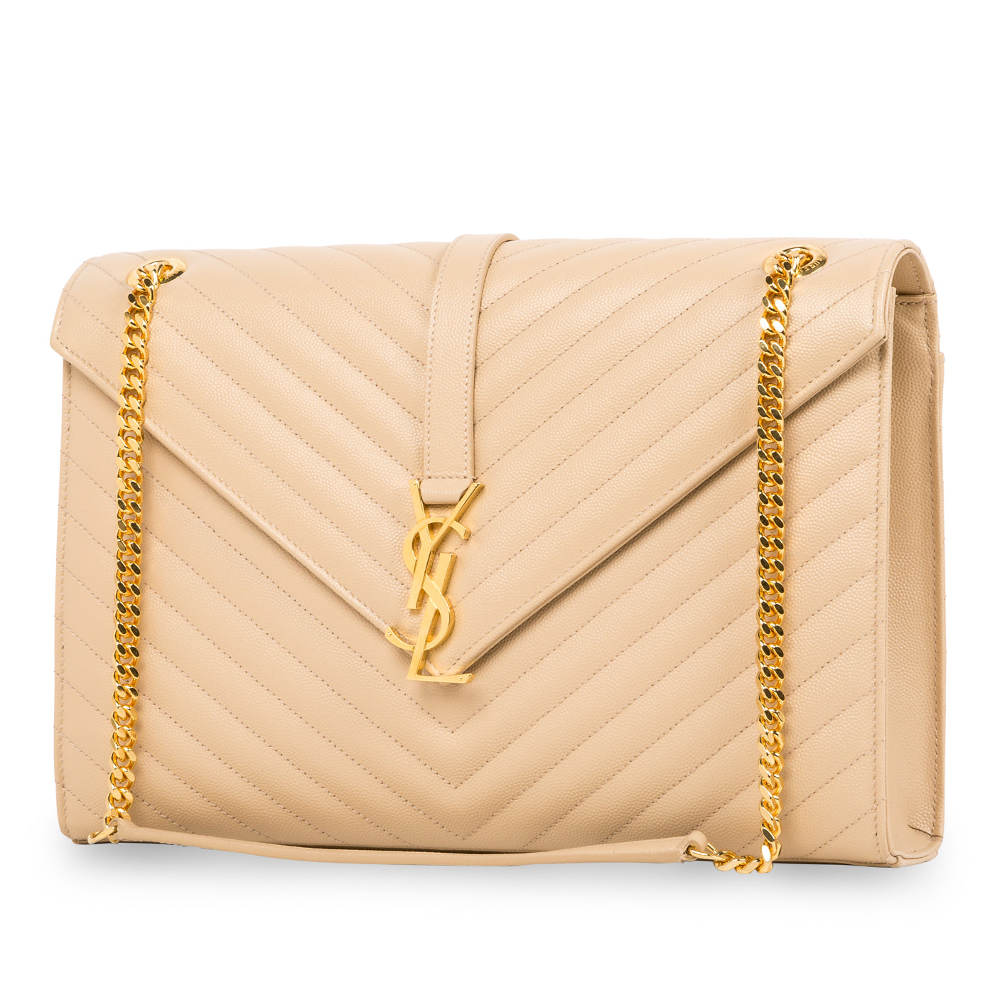 Saint Laurent Large Monogram Envelope Shoulder Bag