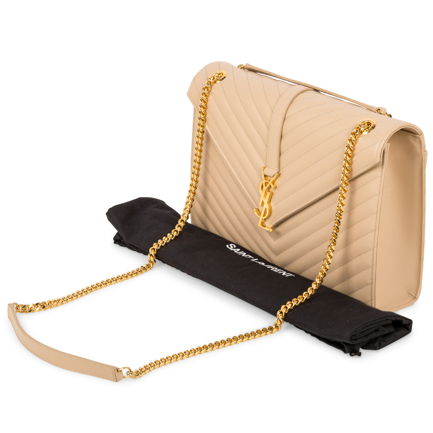 Saint Laurent Large Monogram Envelope Shoulder Bag