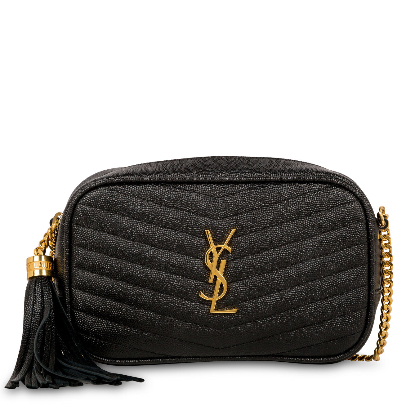 Saint Laurent Lou Mini Leather Crossbody bag