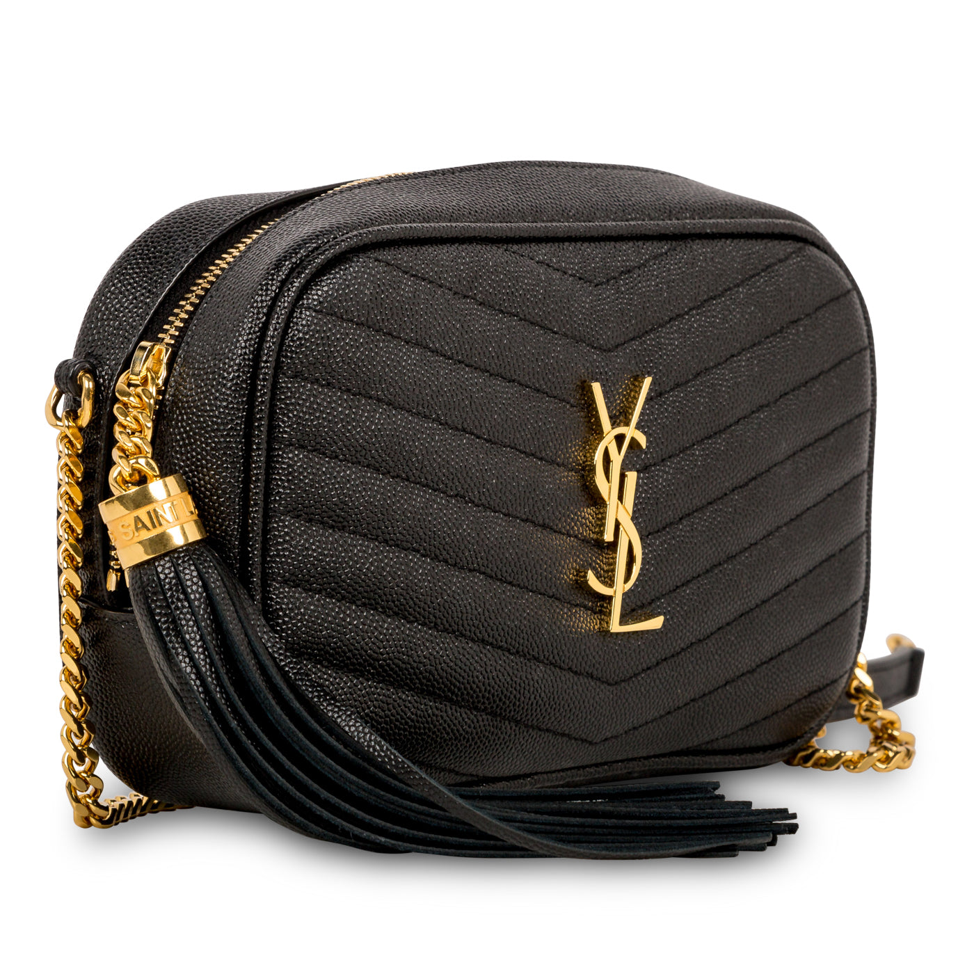 Saint Laurent Lou Mini Leather Crossbody bag