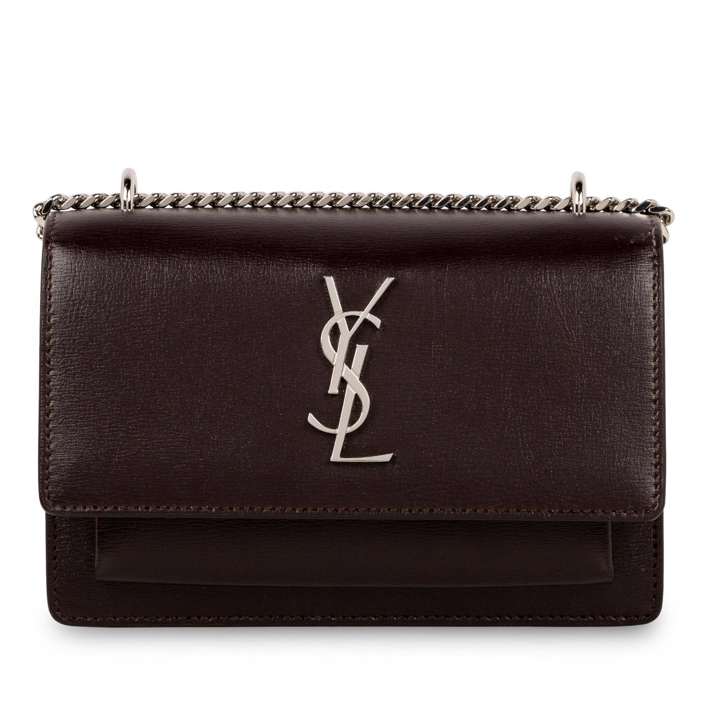 Saint Laurent Mini Sunset Bag - Purple