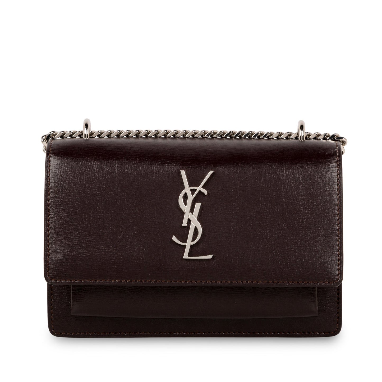 Saint Laurent Mini Sunset Bag - Purple