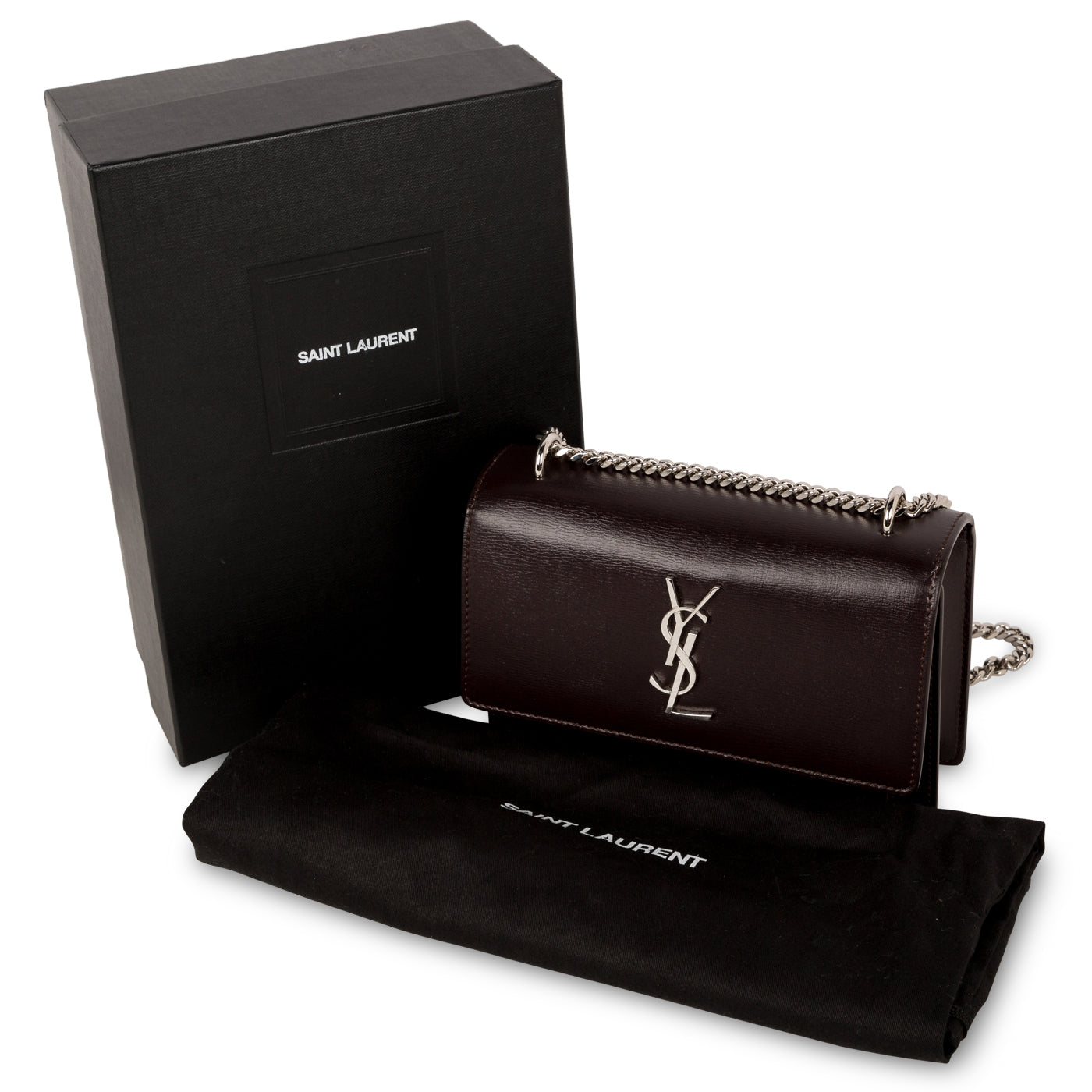 Saint Laurent Mini Sunset Bag - Purple