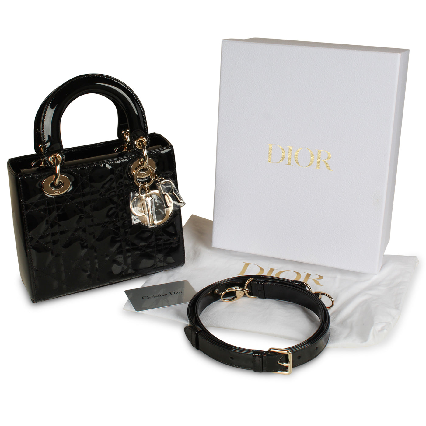 Christian Dior Lady Dior - Small - Patent