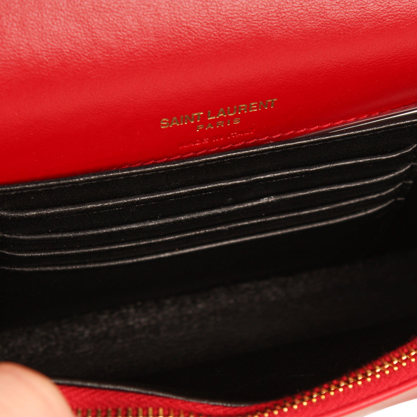 Saint Laurent Kate Belt Bag - Red