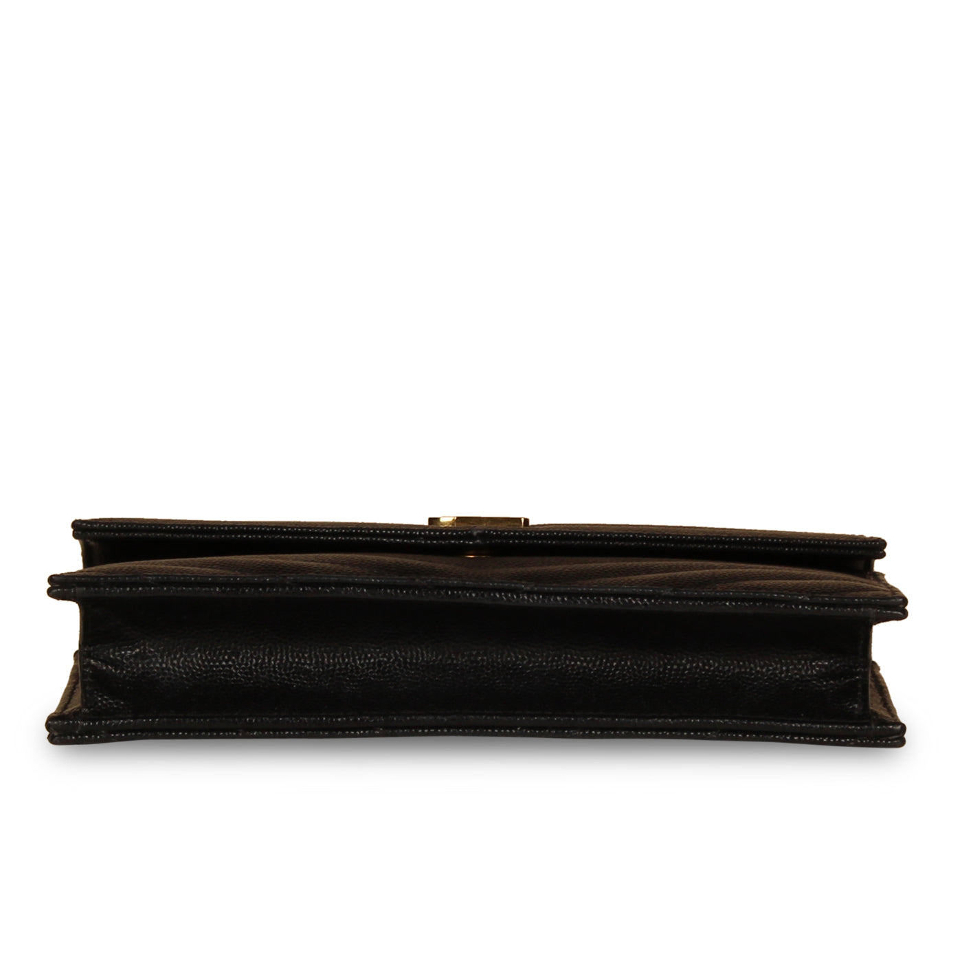 Saint Laurent Black Envelope Wallet on Chain