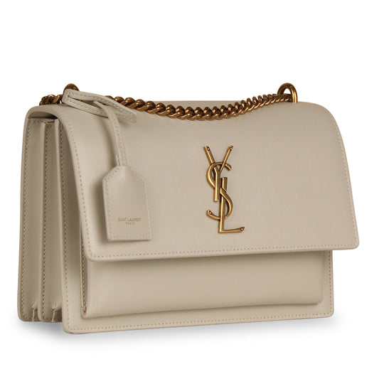 Saint Laurent Sunset Medium - Cream