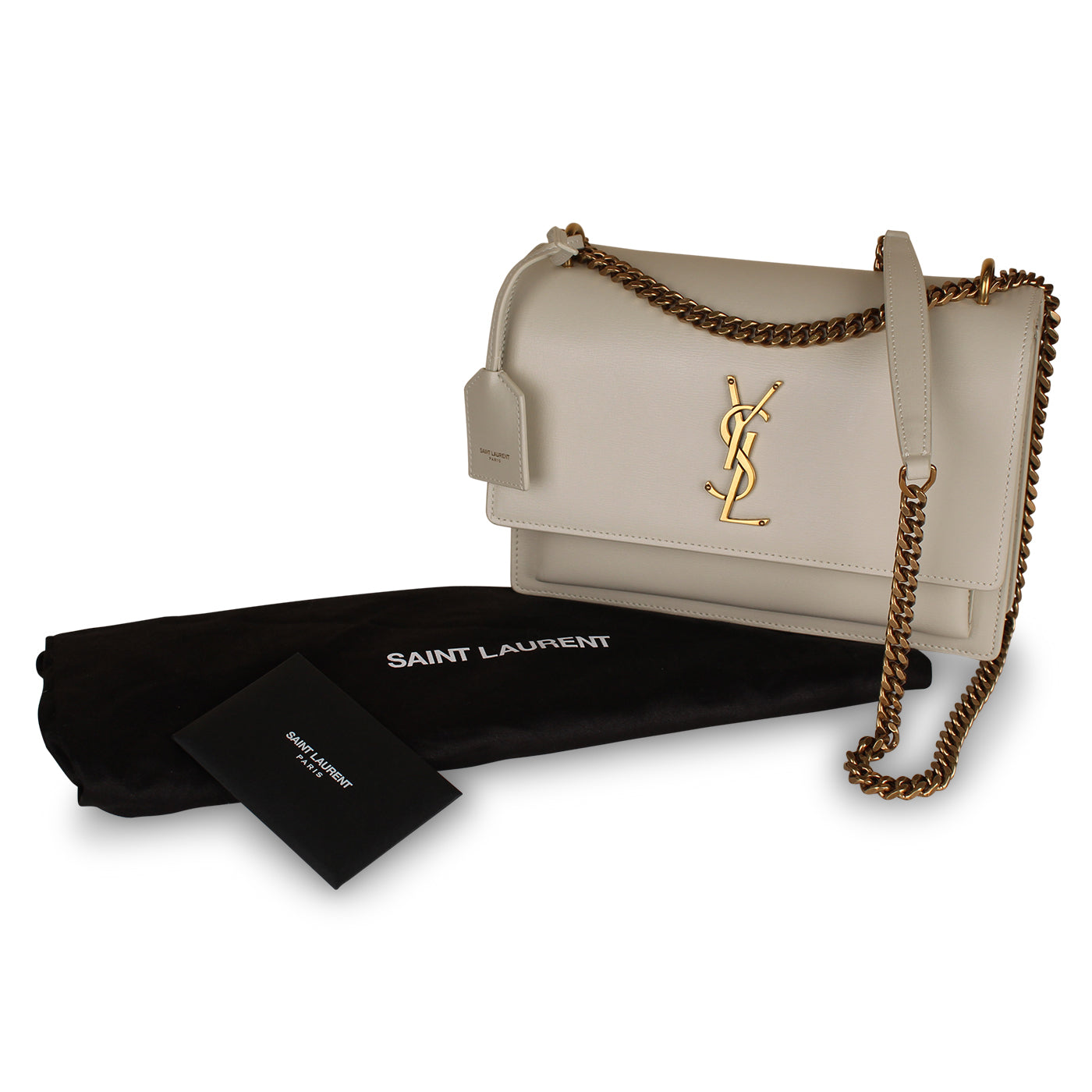 Saint Laurent Sunset Medium - Cream