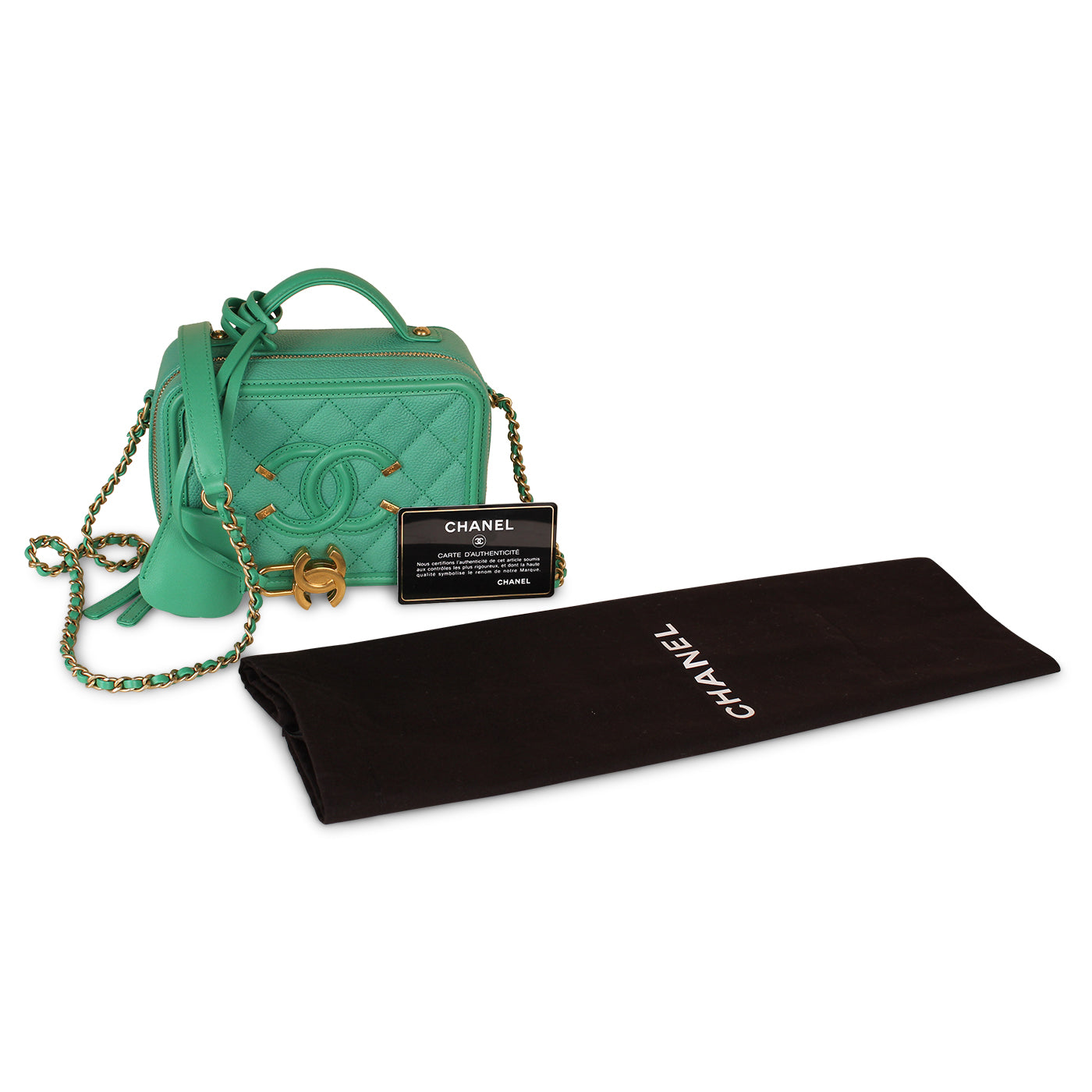 Chanel Mini Filigree Vanity Case