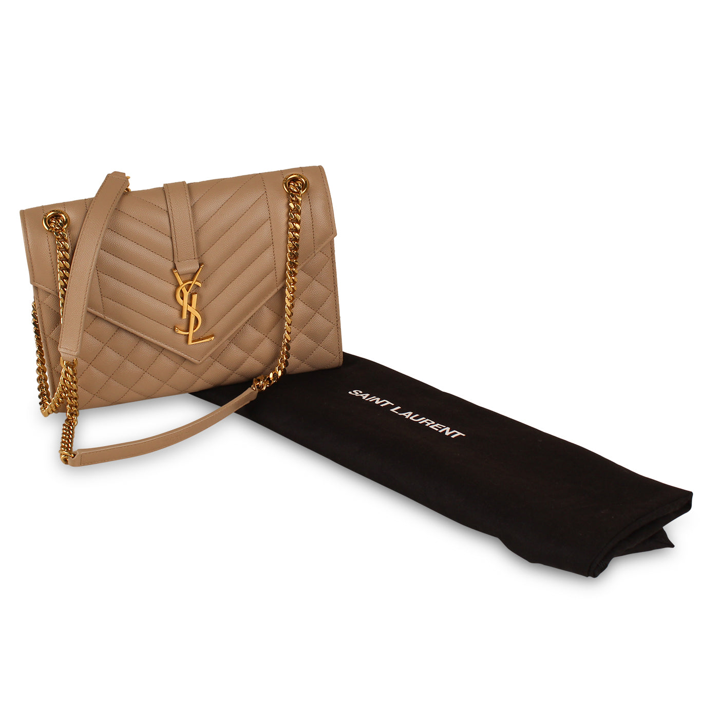 Saint Laurent Envelope Mix Matelasse Bag