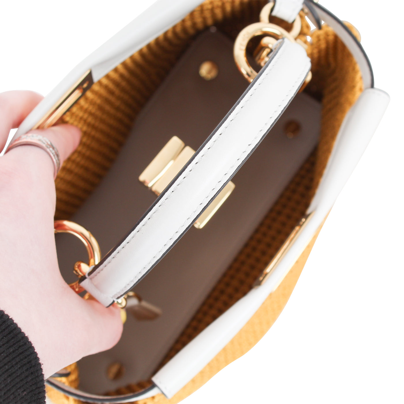 Fendi Woven Peekaboo Mini