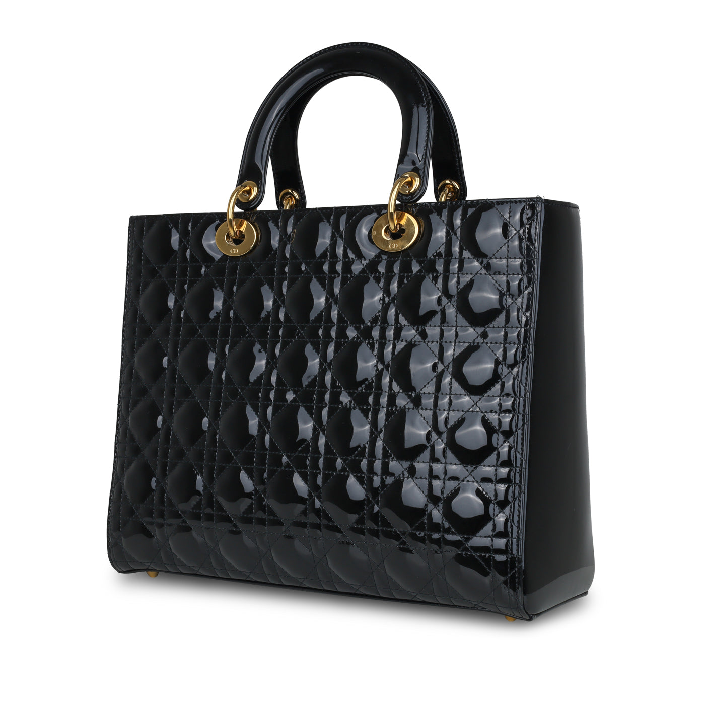 Christian Dior Patent Lady Dior - Large