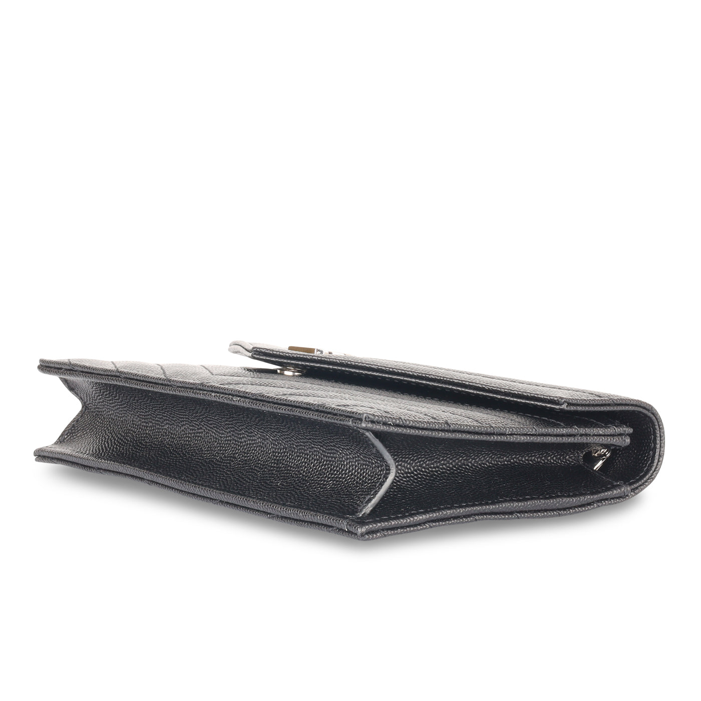 Saint Laurent Envelope Chain Wallet - Black